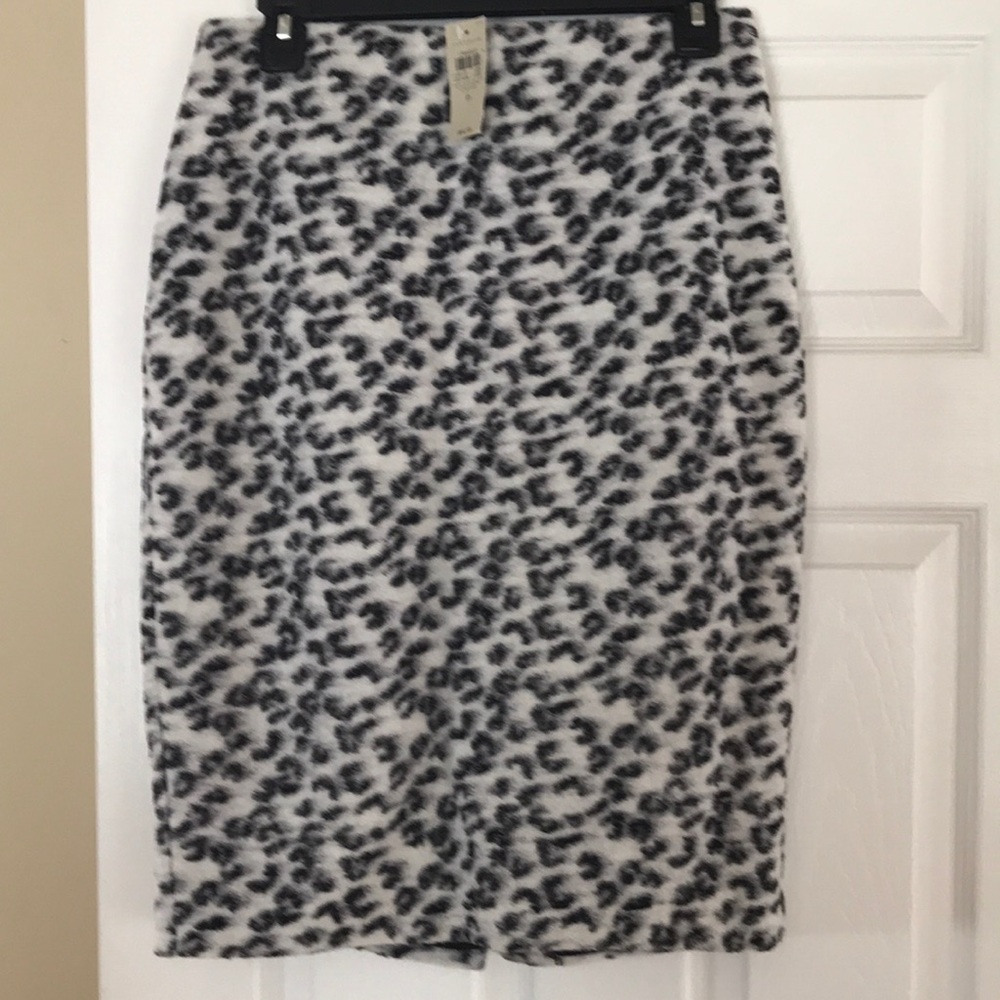 Animal print skirt